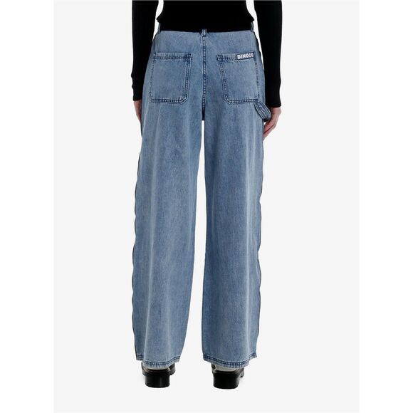 Disney Pixar Cars Race RUST-EZE Icons Wide Leg Jeans Sz 11 Hot Topic Lightening - Picture 3 of 16